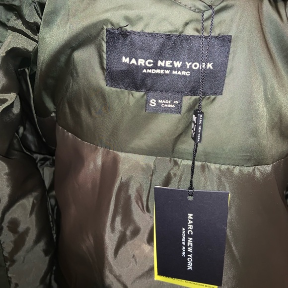 Marc New York by Andrew Marc Chevron Quilted Jacket with Removable Faux Fur—NWT - Picture 15 of 17